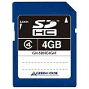 グリーンハウス GH-SDHC4G4F(SDHCカード 4GB Class4)