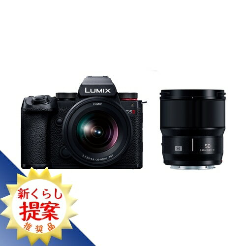 パナソニック 【推奨品】Panasonic DC-S5M2W LUMIX S5II ミラーレス一眼カメラ ダブルレンズキット ブラック DCS5M2W