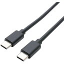 ミヨシ UYM-CC203BK USB2.0ケーブル USB PD 60W充電対応 充電/データ通信 Type-Cタイプ ブラック UYMCC203BK●表裏どちらの向きでも挿せるUSB Type-Cコネクタコネクタの表裏を区別なく接続できるUSB Type-Cポートに対応●USB2.0接続一般的なUSB2.0ポートに接続して安定した充電が可能です。●データ通信 / 充電対応給電だけでなく、データの通信にも対応。これ1本でUSB機器の充電、パソコンとのデータ通信など、幅広く使えます。●60WまでのUSB PD充電に対応USB PD 60Wでの給電が必要な機器にも安定して電力供給ができます。●RoSH指令（10物質）対応RoHS指令は、電子・電気機器における特定有害物質の使用制限についての欧州による指令です。人や環境に有害な物質の含有基準をクリアした、安全な製品です。&nbsp;【仕様】規格：USB2.0準拠コネクタ：USB Type-C - USB Type-C対応転送速度：最大480Mbps※理論値対応充電規格：5V〜20V/最大3A/60Wケーブル径：直径 約3.8mm対応機種：USB Type-Cポート搭載のPC、タブレット、PC周辺機器など保証期間：お買上げ日より6ヶ月生産国：中国