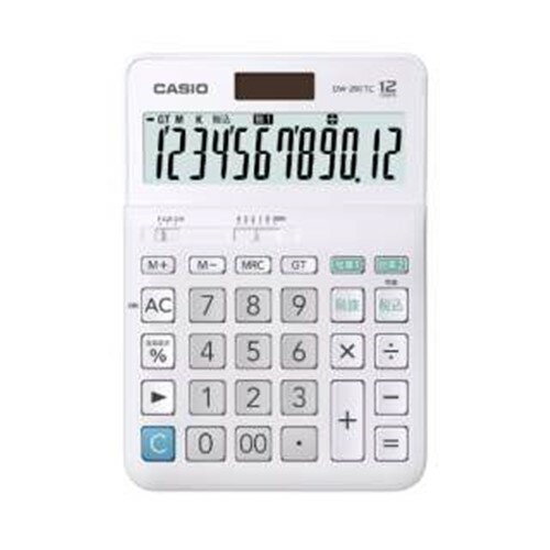 カシオ DW-200TC-N W税計算対応電卓 12