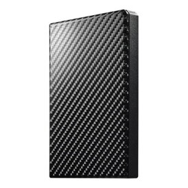 アイ・オー・データ機器 HDPT-UTS1K USB 3.1 Gen 1対応 ポータブルHDD カーボンブラック 1TB