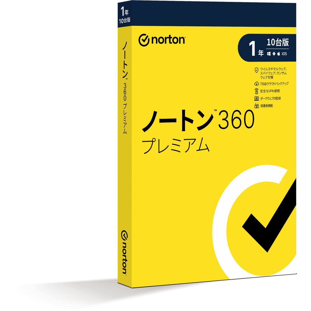 ノートンライフロック ノートン 360 プレミアム 10台版 21436482