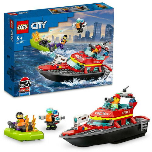 レゴブロック レゴジャパン レゴ 60373 消防レスキューボート