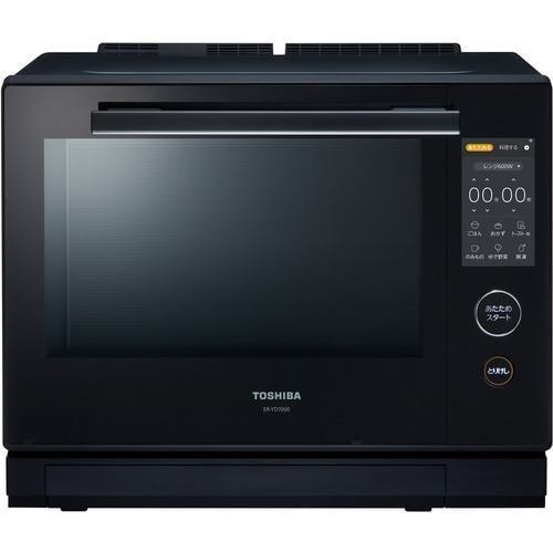 【無料長期保証】東芝 ER-YD7000(K) オーブンレンジ 石窯ドーム 30L グランブラックのサムネイル