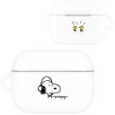 グルマンディーズ SNG-737A ピーナッツ AirPods Pro(第2世代)/AirPods Pro対応ソフトケース スヌーピー SNG737A(2)