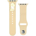 gourmandise SNG-742C Apple Watch 41/40/38mm対応シリコンバンド チャーリー・ブラウン SNG742C(2)