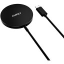 AUKEY LC-A1S-BK ワイヤレス充電器 MagSafe対応 Aircore 10W ブラック LCA1SBK