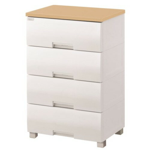 TENMA 天馬 Fits チェスト フィッツプラスF5504 4段 メープル 脚タイプ 幅55×奥行41×高さ85cm 日本製 収納ケース 衣装ケース 引き出し