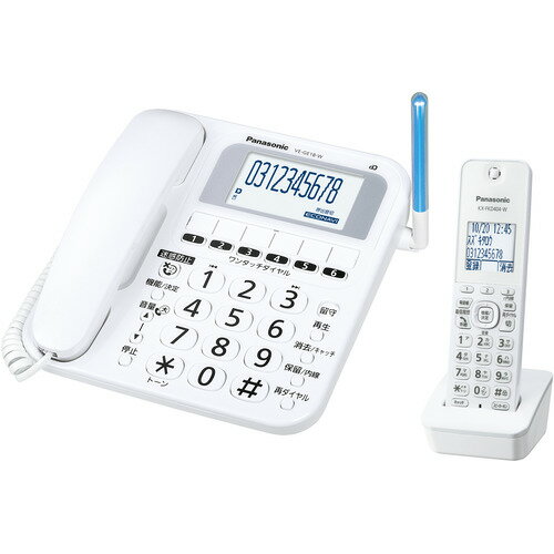パナソニック VE-GE18DL-W コードレス電話機（子機