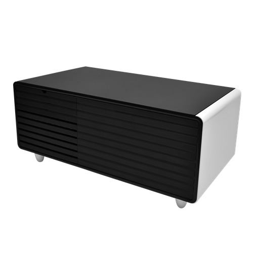 【沖縄、離島地域のお届けは不可】ロイヤル SMART TABLE(スマートテーブル) LOOZER WHITE STB90 ステルス家電 冷蔵庫付きテーブルのサムネイル