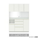大塚家具 オープンボード「ECB-S1400R」幅140cm 奥行44.5cm 高さ197.5cm 開き扉 ハイカウンター パールホワイト