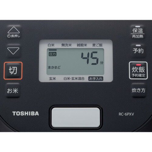 TOSHIBA（東芝）『圧力IH炊飯器炎匠炊き（RC-6PXV）』