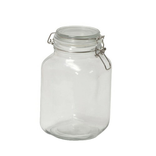 キャレ角型ガラス保存瓶 2.0L