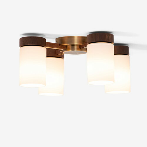 大塚家具 ボスコSZC003-4K WN シャンデリア 約4.5〜6畳用 ランプ別売 受注生産 ウォールナット材