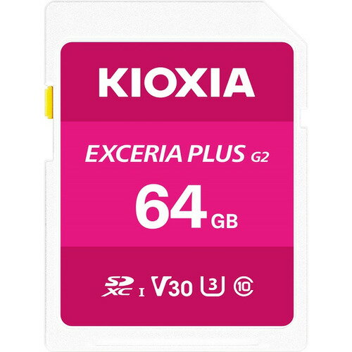 KIOXIA KSDH-B064G SDカード EXCERIA PLUS G2 64GB KIOXIA KSDH-B064G SDカード EXCERIA PLUS G2 64GB
