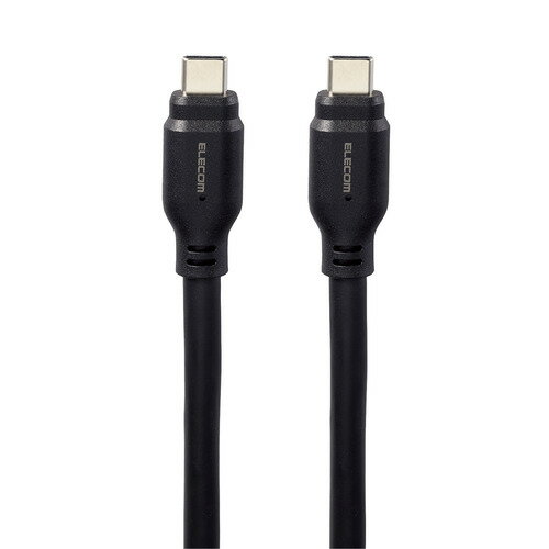 エレコム MPA-CC1G15BK USB 10Gbpsケーブル(USB Type-C - USB Type-C/100W対応)ブラック エレコム MPA-CC1G15BK USB 10Gbpsケーブル(USB Type-C - USB Type-C/100W対応)ブラック