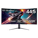 LG 45GS96QB-B LG UltraGear OLED 44.5型 ゲーミング＆クリエーター向け有機ELモニター 曲面ウルトラワイド(3440×1440) 240Hz