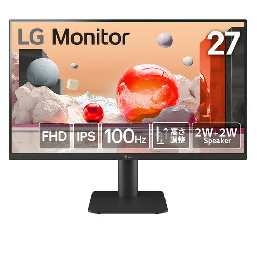 LGエレクトロニクス 27MS550-B 27型 LG Monitor IPS フルHD 100Hz アンチグレア 1920×1080 LGエレクトロニクス 27MS550-B 27型 LG Monitor IPS フルHD 100Hz アンチグレア 1920×1080