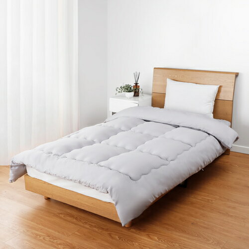 【在庫限り】[セミダブル]ヤマダオリジナル ボリュ-ム防ダニ抗菌防臭掛布団 グレ- YKFボリュ-ムカケフトンSD