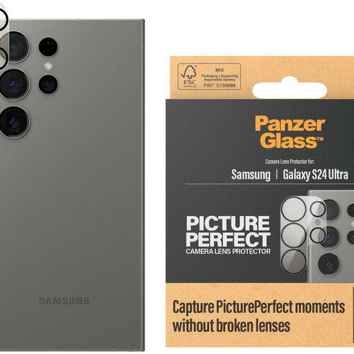 PanzerGlass PanzerGlass PicturePerfect Camera Lens Galaxy S24 Ultra Black 1206