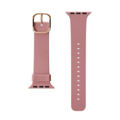 PGA PG-AW41SC05PK Apple Watch 41／40／38mm用 シリコンバンド ピンク