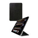 エレコム TB-A24PMWVBK 11インチ iPad Pro ( M4 ) 2024年 用 11インチiPad Pro(M4) ソフトレザーフラップ 背面クリア ブラック(4)