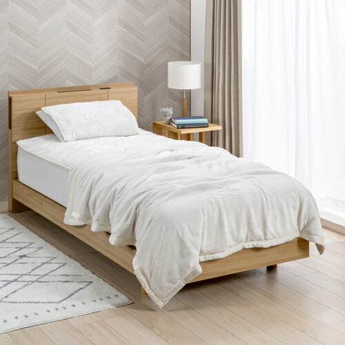 NEWヤマダオリジナル かなりあったか毛布 HOT STYLE セミダブル:約160x200cm アイボリー