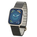 エレコム AW-41BDLMAGGY Apple Watch用 &me ソフトレザーバンド(マグネットタイプ) チャコールグレー