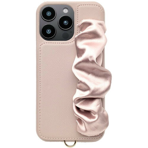 ユニケース Classy Scrunchie Case for iPhone 16 Pro Max (pink) UNI-CSIP24LP-2CSPK