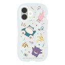 グルマンディーズ POKE-941E ポケモン iPhone 16 2LENS model対応クリスタルクリアケース カントー地方