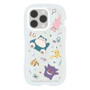 グルマンディーズ POKE-942A ポケモン iPhone 16 Pro 3LENS model対応クリスタルクリアケース カントー地方