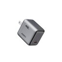 AUKEY PA-C2-GY AC充電器 PD45W Comet USB-Cx1ポート 折りたたみ式 GaN採用 グレー