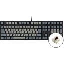 プリンストン iKBC製 JIS 112 キー メカニカルキーボード(GATERON/茶軸タクタイル) IK-CD108-G/BR-BK