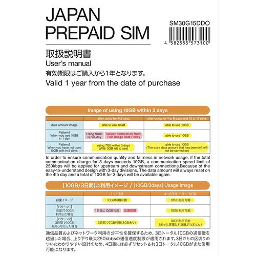 LTL Relation SM30G15DDO プリペイドSIM