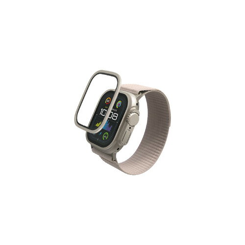エレコム AW-23CFLGFALSV Apple Watch Ultra2・Ultra 49mm ガラスフィルム 表面硬度10H 指紋防止 シルバー エレコム AW-23CFLGFALSV Apple Watch Ultra2・Ultra 49mm ガラスフィルム 表面硬度10H 指紋防止 シルバー