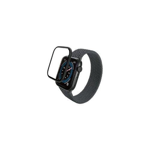 エレコム AW-23EFLGS2R Apple Watch SE 第2世代・SE・Series 6 40mm 対応 フルカバーガラスフィルム 高透明 極薄 治具付 ブラック エレコム AW-23EFLGS2R Apple Watch SE 第2世代・SE・Series 6 40mm 対応 フルカバーガラスフィルム 高透明 極薄 治具付 ブラック