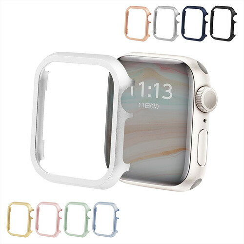 GAACAL W00114S6 APPLE WATCH 7-9 45MM メタリックフレーム シルバー GAACAL W00114S6 APPLE WATCH 7-9 45MM メタリックフレーム シルバー