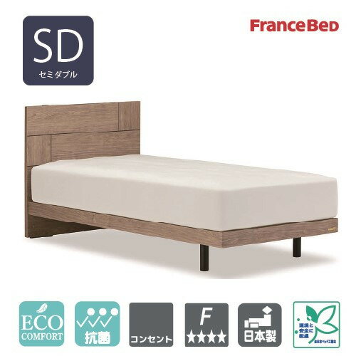 [セミダブル］フランスベッド ベッドフレーム ライフトリートメント LT101FPLLGKGYFM
