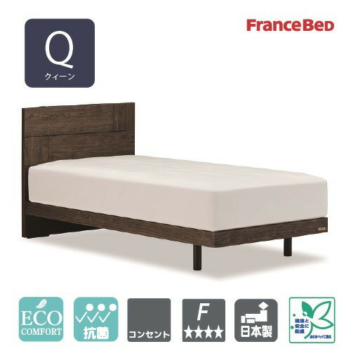 [クィーン]フランスベッド ベッドフレーム ライフトリートメント LT101FPLLGKWNFQ