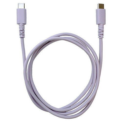 クオリティトラストジャパン QTC0416PU PD60W対応 Type-C to C やわらかいのに切れにくいケーブル 1m ..