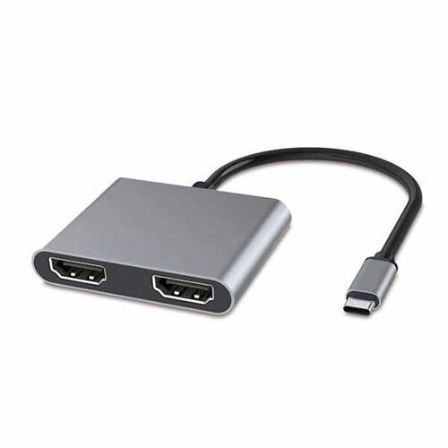 日本トラストテクロノジー JTMD-4IN1-H2 MY DOCK STATION 4-IN-1 Type-C接続 HDMI×2 USB-A×1 PD給電×1 ..
