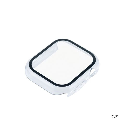 ナカバヤシ SMWC-AW421CL Apple Watch Series10用 高硬度9Hガラス+ケース 42mm クリア ナカバヤシ SMWC-AW421CL Apple Watch Series10用 高硬度9Hガラス+ケース 42mm クリア