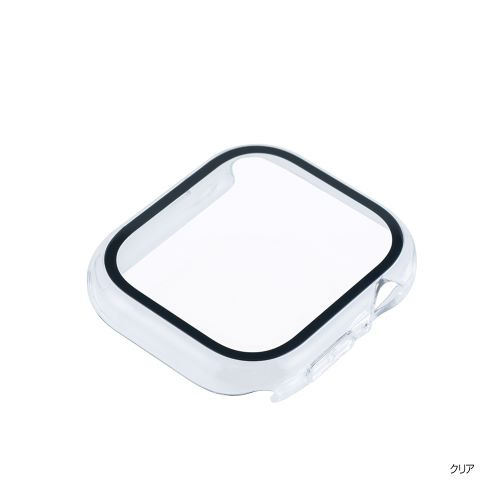 ナカバヤシ SMWC-AW461CL Apple Watch Series10用 高硬度9Hガラス+ケース 46mm クリア ナカバヤシ SMWC-AW461CL Apple Watch Series10用 高硬度9Hガラス+ケース 46mm クリア