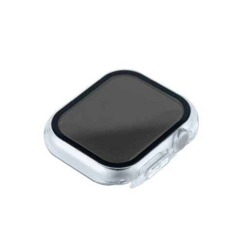 ナカバヤシ SMWC-AW461CL Apple Watch Series10用 高硬度9Hガラス+ケース 46mm クリア