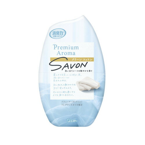 エステー お部屋の消臭力 Premium Aroma クリーンコットン 400mlのサムネイル