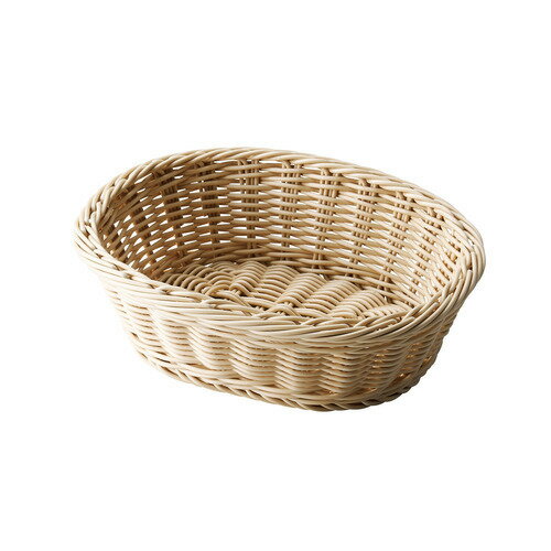 ちどり産業 抗菌PP丸型バスケット ベージュ KO-501BE