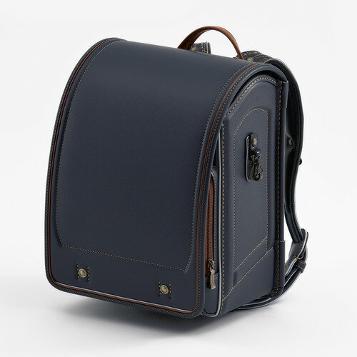 村瀬鞄行 ランドセル グランツファイブ ネイビー／ブラウン GL201-006