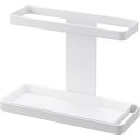 山崎実業 マグネットトレー付きバスブーツホルダー Plate 幅23×奥9.5×高さ16 cm ホワイト