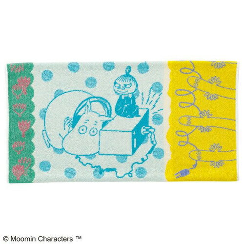 丸眞 ムーミン「ラジオの時間」タオル枕カバー 約H34×W64cm 1405022600