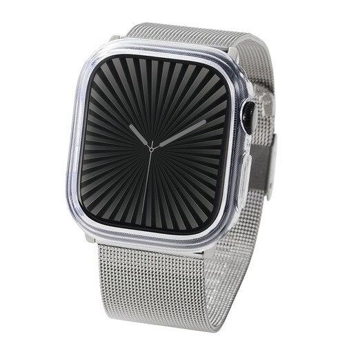 エレコム AW-24BBPUCR アップルウォッチ カバー Apple Watch Series 10 [ 42mm ] バンパー ソフト クリア